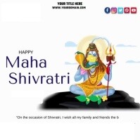 Maha shiv ratri Template | PosterMyWall