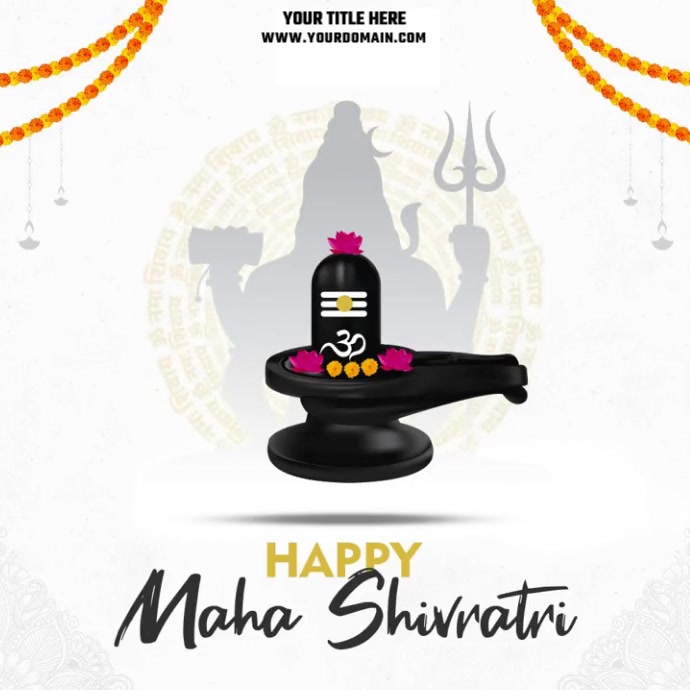 Plantilla de Maha shiv ratri | PosterMyWall