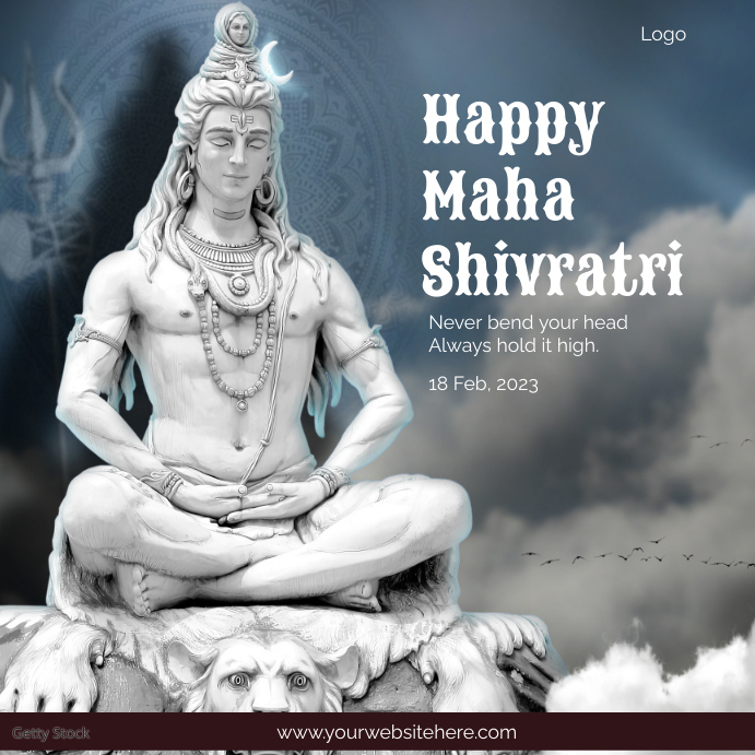 Plantilla de Maha Shiv Ratri | PosterMyWall