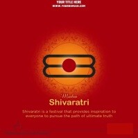 Maha shiv ratri Template | PosterMyWall