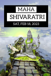 4,190+ shivaratri poster 2023 Customizable Design Templates | PosterMyWall