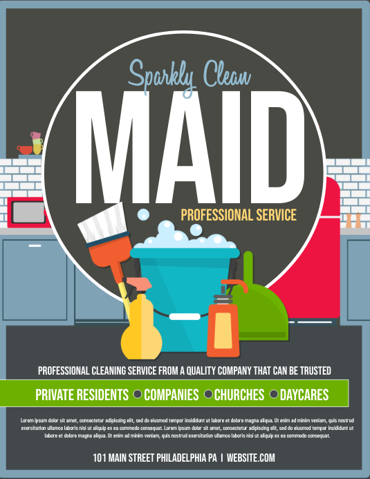 Maid Template PosterMyWall