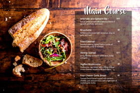 Main course Menu Template | PosterMyWall