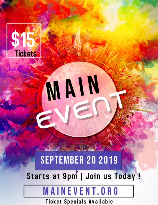 Printable Event Flyer Template Editable Event Flyer Templates In Word