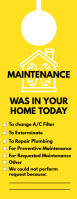 Maintenance Inside Door Hanger Template PosterMyWall