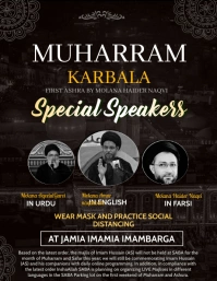 majalis, Ashura, Muharum Flyer (US Letter) template