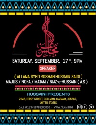 MAJLIS E EZA, KARBALA , CHEHLUM Flyer (US Letter) template