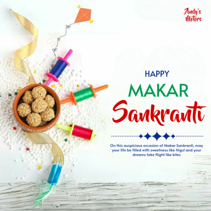 Makar Sankranti Festival Instagram Post template