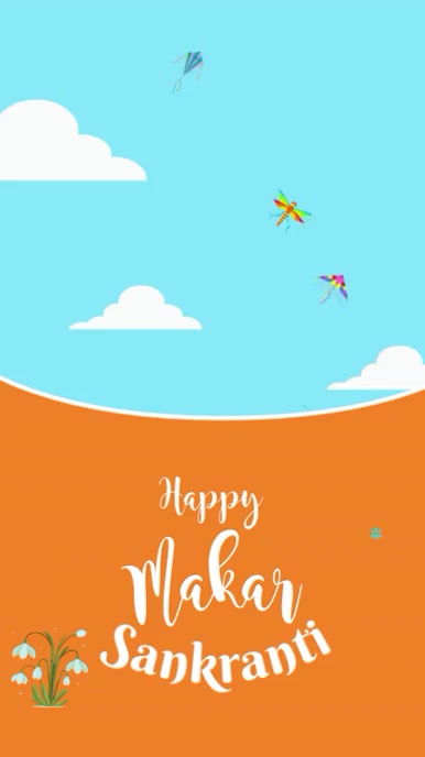 makar sankranti Instagram Reel template