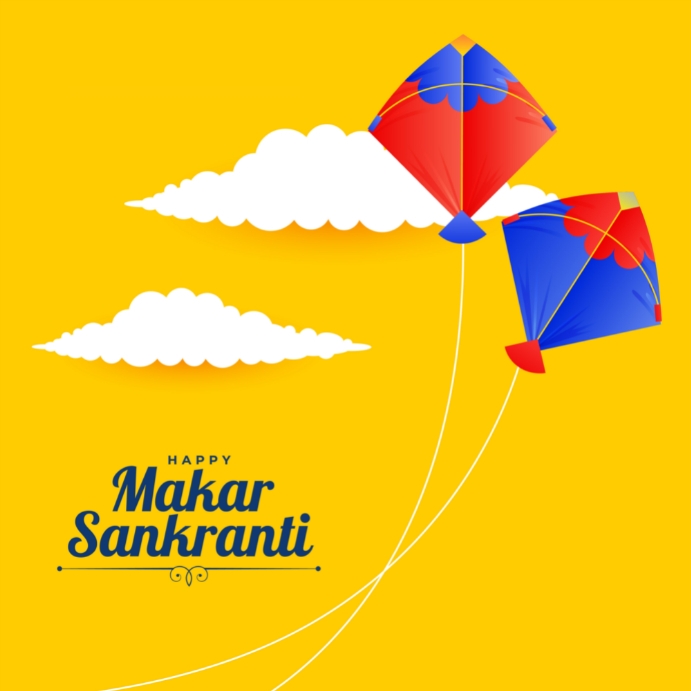 Makar Sankranti Instagram Post template