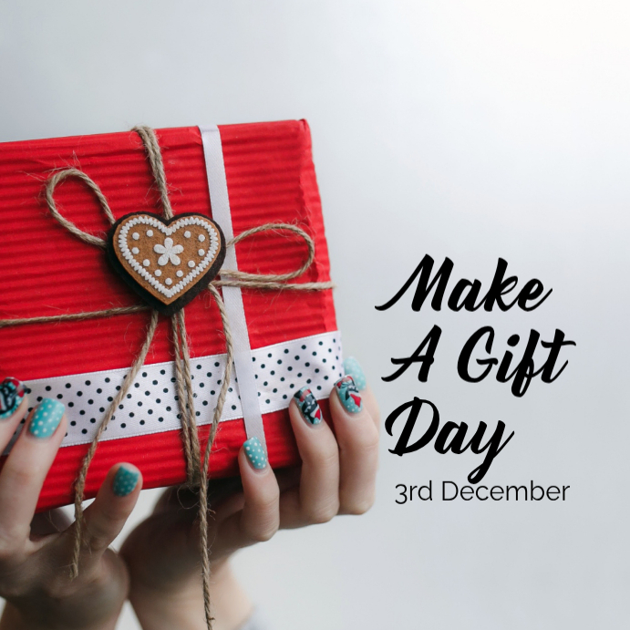 Make a gift day Template | PosterMyWall