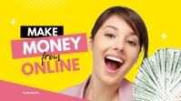 Make Money From Online YouTube Thumbnail template