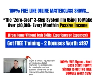 Make Money masterclass ads Persegi Panjang Sedang template