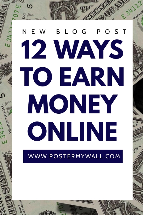 Make money online Facebook Cover Imagem do Pinterest template