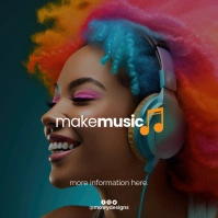 Make Music Day Instagram Template