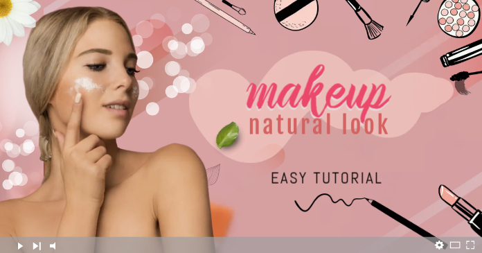 Make Natural Look Thumbnail Ads Facebook Gedeelde Prent template