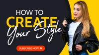 Make up and fashion youtube thumbnail (1) template