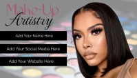 Make Up Business Card template