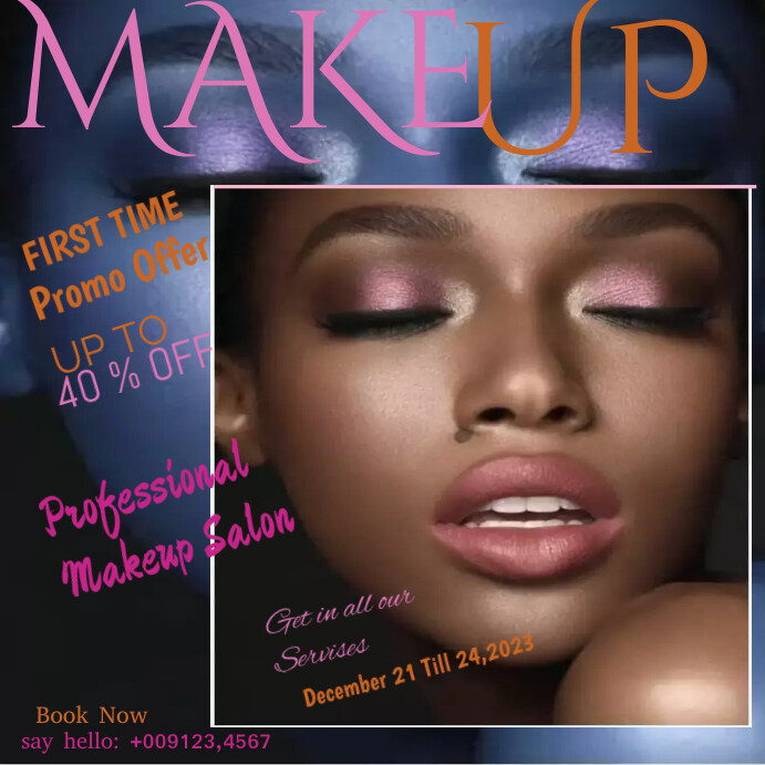 Make Up Design Template Make Up Design Template