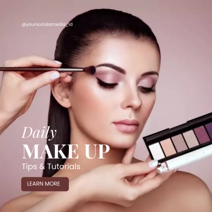 make up tutorial template | PosterMyWall