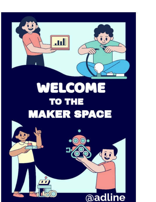 MAKER SPACE Flyer (US Letter) template