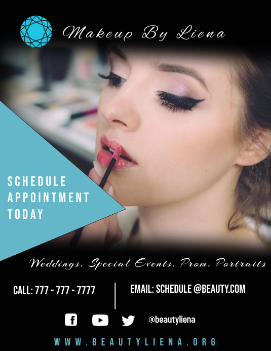 Makeup artist flyer Template PosterMyWall