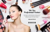Makeup Banner Tabloid template