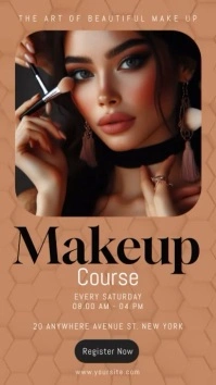 Makeup Course Instagram Ad template