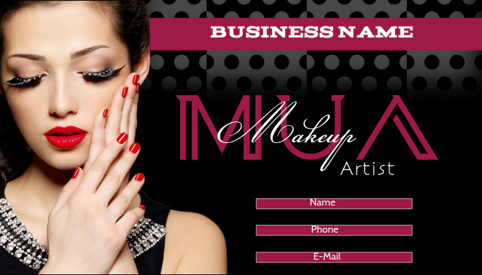 Makeup Template PosterMyWall