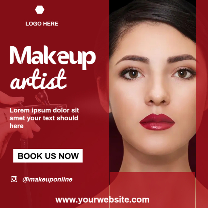 Makeup Post Makeup Template | PosterMyWall