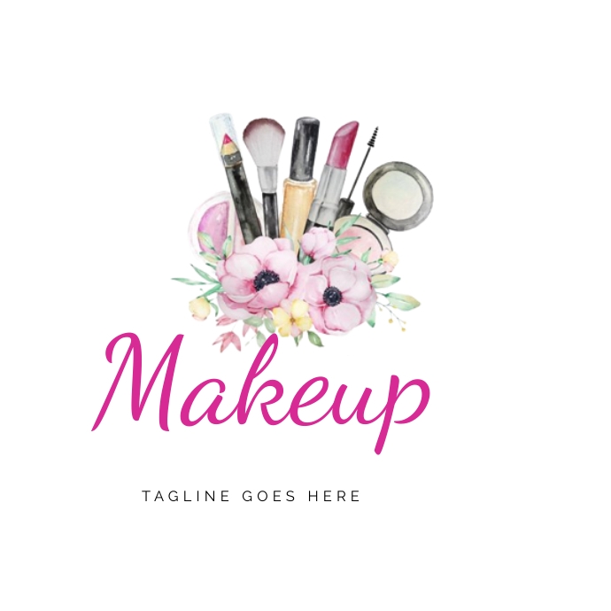 makeup logo design Логотип template