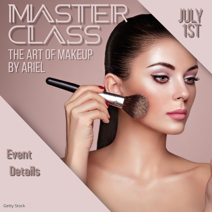 Makeup master class Template | PosterMyWall