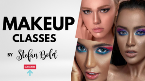 Putih makeupclass thumbnail flyer YouTube-miniature Template