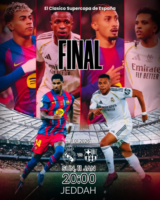 Maksimalis Barcelona Vs Real Madrid Supercopa De España Final Instagram ...