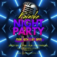 Maksimalis Karaoke Night Party Pos Instagram template