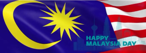 Blue Malaysia Day Celebration Facebook-coverfoto Template