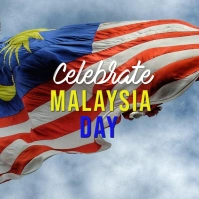 Malaysia Day Square (1:1) template