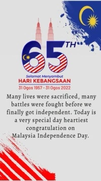 malaysia independence day Instagram-Story template