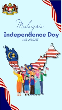 Malaysia Independence Day Instagram Story template