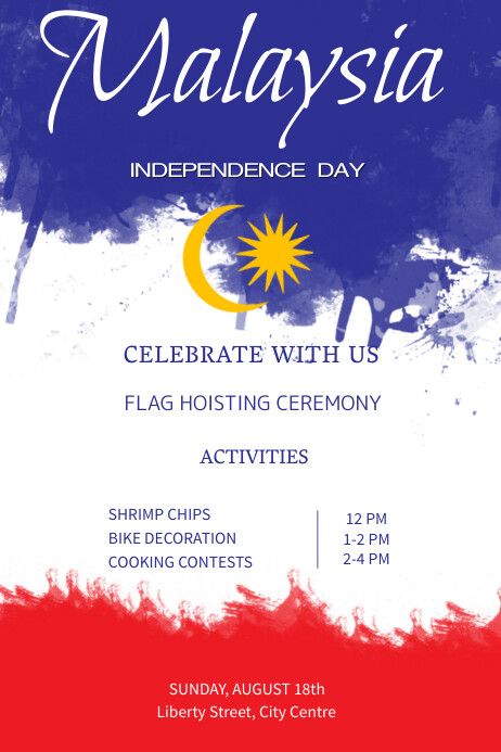 Malaysia Independence Day Poster