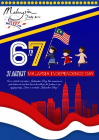 malaysia independence day template A6