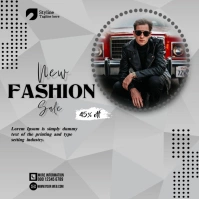 Male Fashion Ads Instagram Post template