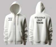 male hooded white sweatshirt mockup Rectángulo Mediano template