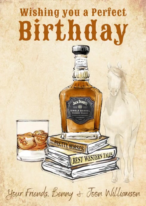 Man's Birthday Greeting Card Template | PosterMyWall