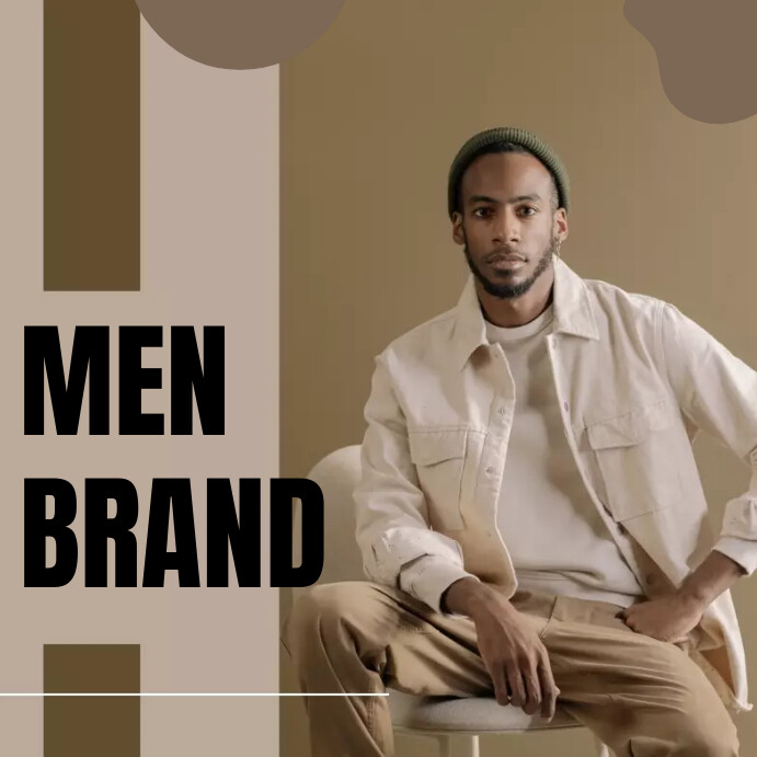 Man's winter collection Instagram post Template | PosterMyWall