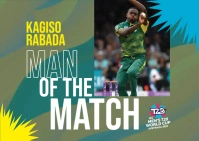 Man of The Match Cricket Template Postcard