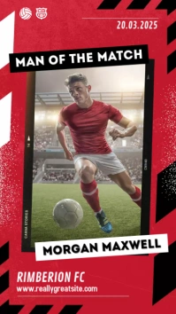 Man Of The Match Instagram Story template