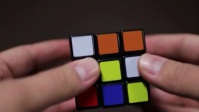 man solving Rubik's Cube YouTube Thumbnail template