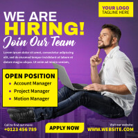 Job Hiring Ads Template | PosterMyWall