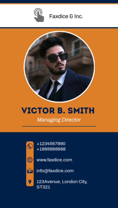 Managing Dir Business Card Template | PosterMyWall